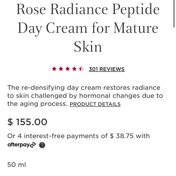 Clarins rose radiance peptide multi intensive restorative cream new sealed - Picture 4 of 7